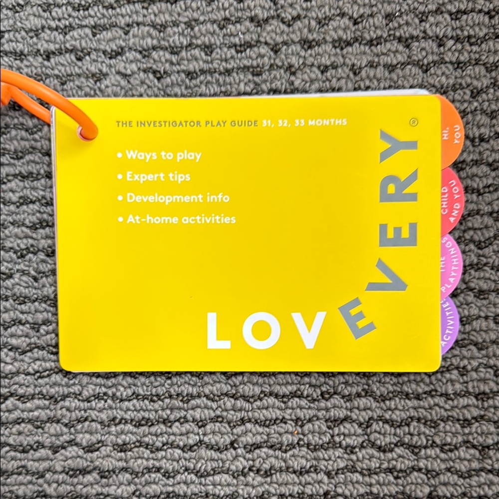 Lovevery Play Guide - The Investigator - 31, 32, 33 months